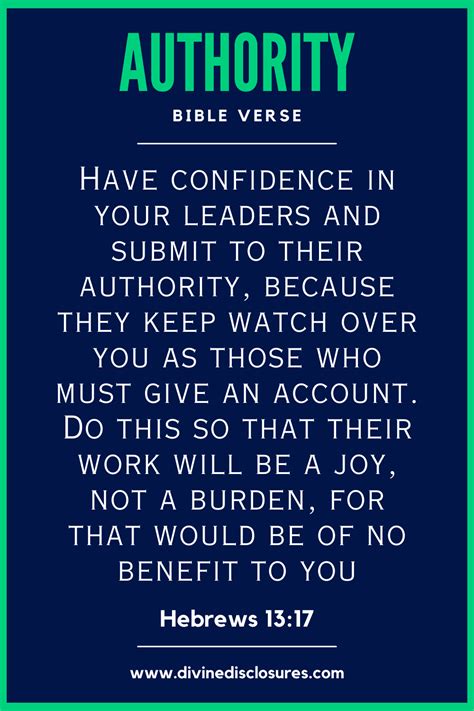 bible verses about authority.